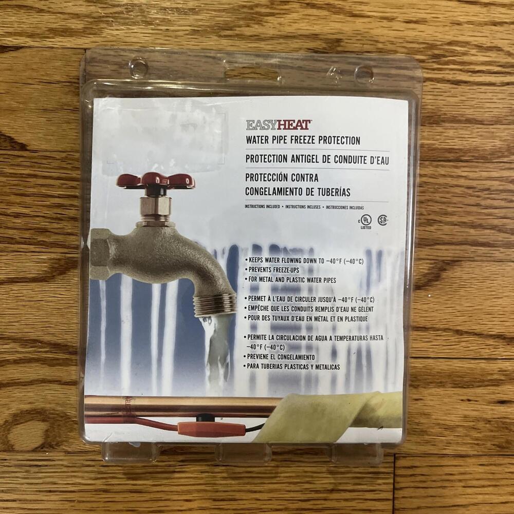 EASYHEAT AHB-016 COLD WEATHER VALVE AND PIPE HEATING CABLE 6 FT WINTER AHB016